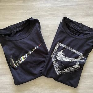 BUNDLE!! Black Nike Dri-FIT shirts ( Youth M)